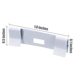 12 pezzi / set accessori per tende per tende veneziane con clip in metallo, 12 PCS / Set