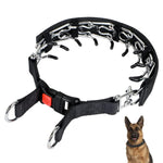 Collare per cani con stimolazione da addestramento staccabile in pasta di nastro di stoffa, M 2.5mm x 35cm, L 3.0mm x 50cm, XL 3.5mm x 55cm, XXL 4.0mm x 60cm