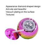 D001-2 Flash Coppa a sfera elettrolitica Palla tonda Paglia Tazza d'acqua in plastica, Rainbow Color