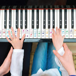 Adesivi colorati per tastiera pianoforte bambini 5 pezzi