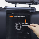 Organizer per la pulizia appeso pieghevole per sacco della spazzatura montato su auto, Titanium Grey, Piano Black