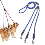 140 cm 3 in 1 guinzaglio per cani a più teste, 140cm 3 In 1 Blue, 140cm 3 In 1 Red, 140cm 3 In 1 Rose Red