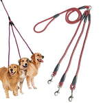 140 cm 3 in 1 guinzaglio per cani a più teste, 140cm 3 In 1 Blue, 140cm 3 In 1 Red, 140cm 3 In 1 Rose Red