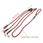 140 cm 3 in 1 guinzaglio per cani a più teste, 140cm 3 In 1 Blue, 140cm 3 In 1 Red, 140cm 3 In 1 Rose Red