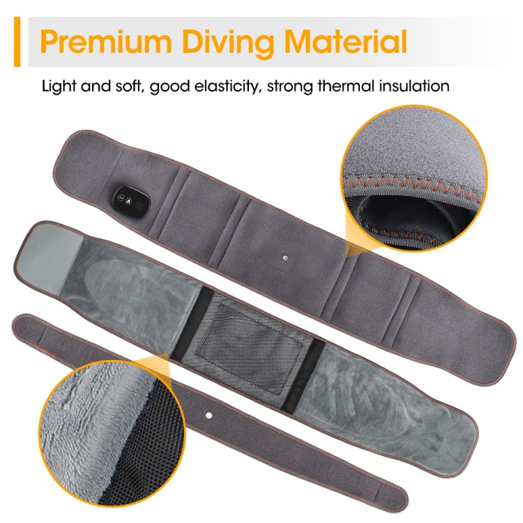 Cintura lombare riscaldante per massaggio con riscaldamento a luce rossa di ricarica USB, Lumbar Belt