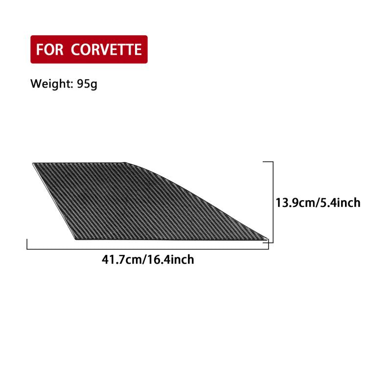 Adesivo per bocchetta di ventilazione anteriore per Chevrolet Corvette C8 con guida a sinistra, Left-Hand Drive