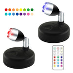 Faretto ambientale per armadietto di controllo remoto wireless RGB, C1556 Single Head 2 Lights, C1648 Single Head 2 Lights, C2755 Double Head 2 Lights, C2765 Double Head 2 Lights