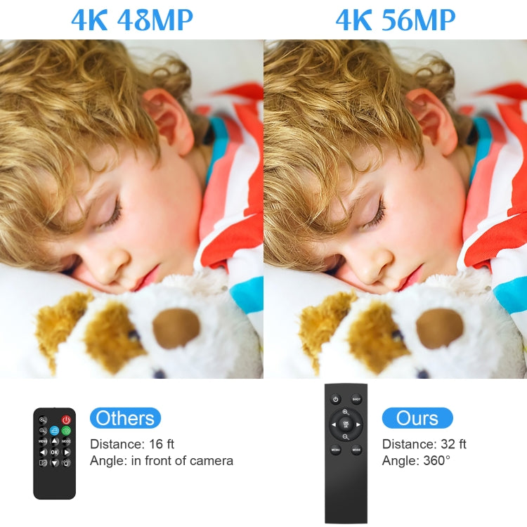 Videocamera digitale KOMERY AF2 4K Zoom 18X con accessori