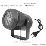 Proiettore per decorazioni natalizie con fiocco di neve a LED da 4 W con 16 motivi, EU Plug, US Plug, UK Plug, AU Plug, USB 5V