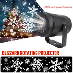 KD-1001 Luce girevole del proiettore del fiocco di neve della decorazione di Natale del LED, US Plug, EU Plug, UK Plug, AU Plug