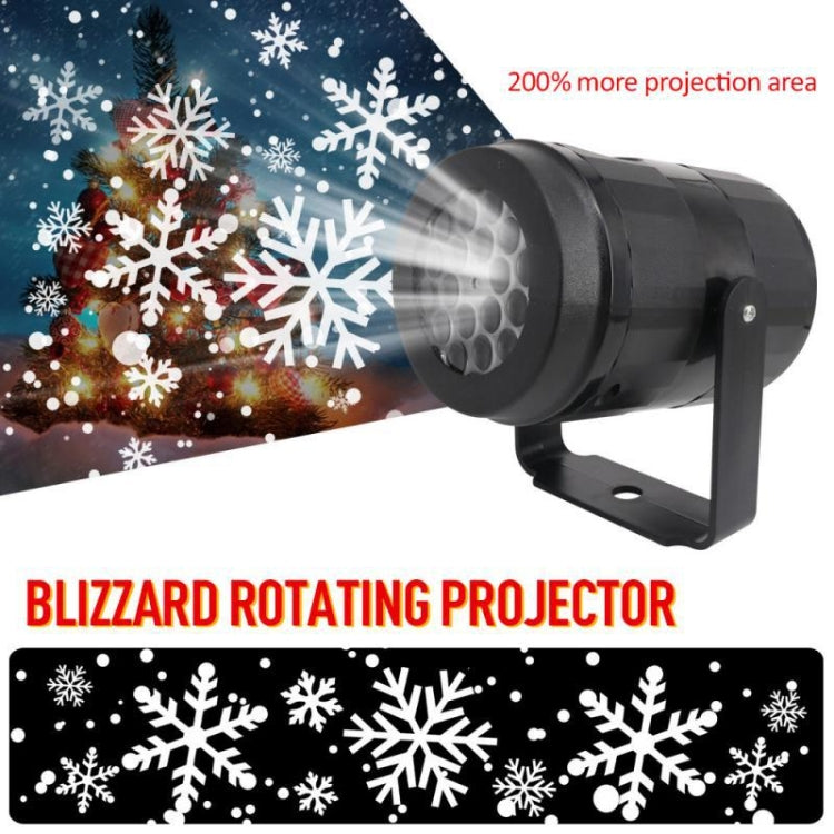 KD-1001 Luce girevole del proiettore del fiocco di neve della decorazione di Natale del LED, US Plug, EU Plug, UK Plug, AU Plug
