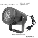 KD-1001 Luce girevole del proiettore del fiocco di neve della decorazione di Natale del LED, US Plug, EU Plug, UK Plug, AU Plug