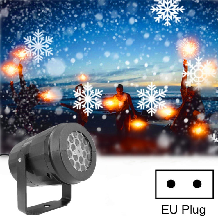 KD-1001 Luce girevole del proiettore del fiocco di neve della decorazione di Natale del LED, US Plug, EU Plug, UK Plug, AU Plug