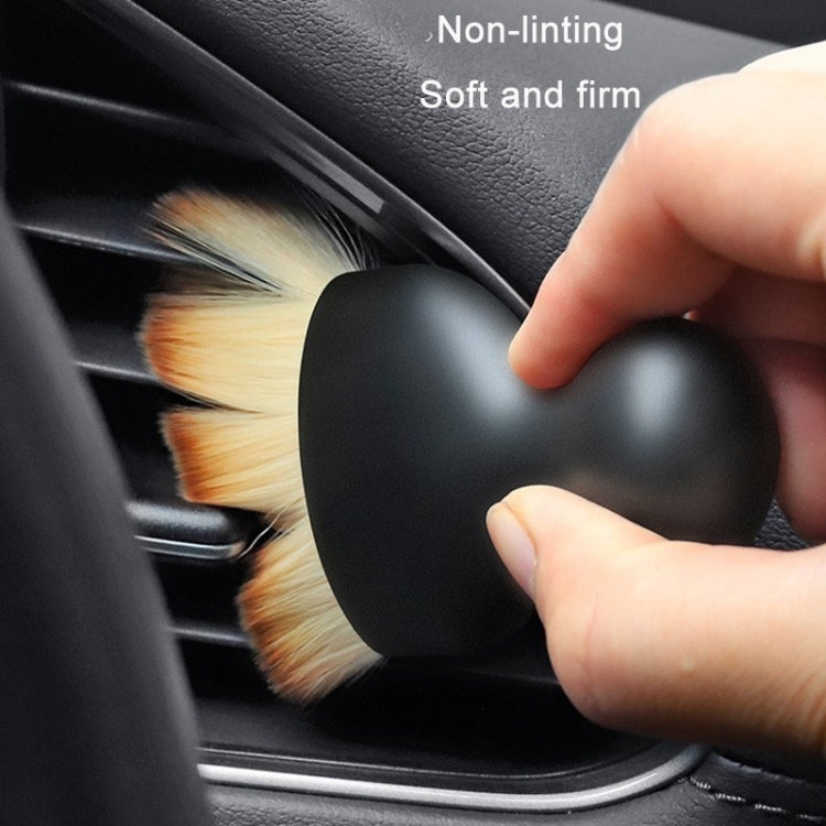 5 pezzi Spazzola per la pulizia dello sfiato del condizionatore d'aria Strumento per spolverare gli interni dell'auto, OPP