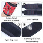Cinturino da polso magnetico potente multifunzionale per la lavorazione del legno elettrico, stile:, Three Rows Black, Three Rows Red, Three Rows Blue, Five Rows Black, Five Rows Red, Five Rows Blue