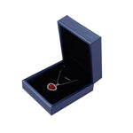 Borsa regalo per gioielli in pelle PU con pennello, Dark Blue Ring Box, Dark Blue Necklace Box, Royal Blue Handbag, Date Red Ring Box, Date Red Necklace Box, Wine Red Handbag
