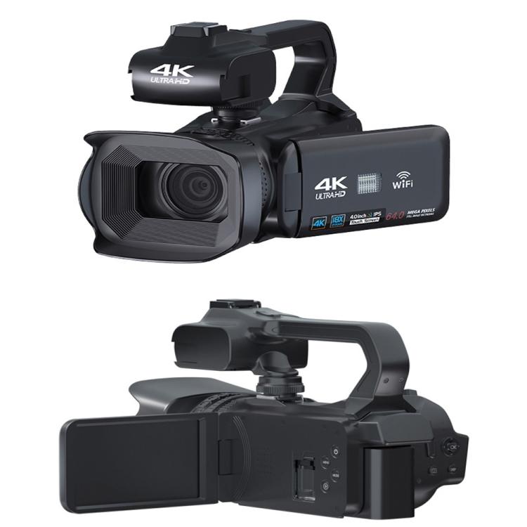 Videocamera digitale portatile 4K 64MP con zoom 18x