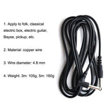 Cavo collegamento chitarra 6,35mm con riduzione rumore 3m 5m