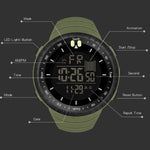 SYNOKE 9648-B Orologio elettronico sportivo luminoso impermeabile da uomo