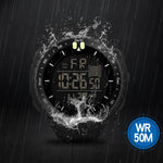 SYNOKE 9648-B Orologio elettronico sportivo luminoso impermeabile da uomo