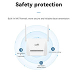 VR312 4G LTE Router 4G CPE FDD/TDD Card Mobile Router MOD Malese Versione EU Plug, VR312 EU Plug White