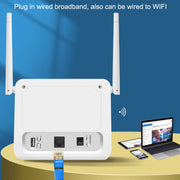VR312 4G LTE Router 4G CPE FDD/TDD Card Mobile Router MOD Malese Versione EU Plug, VR312 EU Plug White