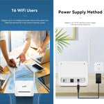 VR312 4G LTE Router 4G CPE FDD/TDD Card Mobile Router MOD Malese Versione EU Plug, VR312 EU Plug White