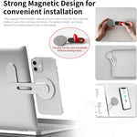 Staffa di espansione per telefono portatile Supporto per telefono magnetico in alluminio