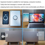 Staffa di espansione per telefono portatile Supporto per telefono magnetico in alluminio