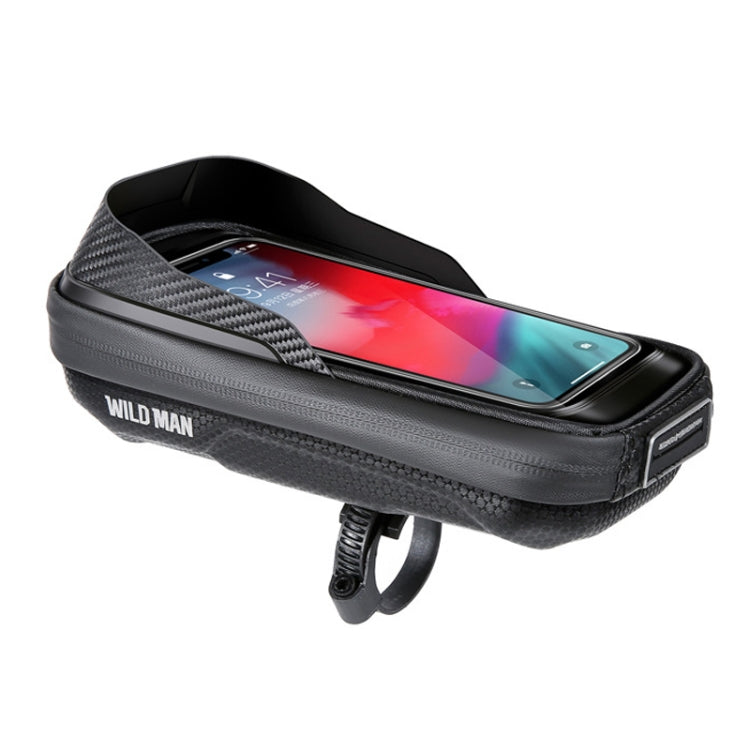 WILD MAN E16 EVA Hard Shell Touch Screen Borsa da manubrio Attrezzatura da ciclismo, E16