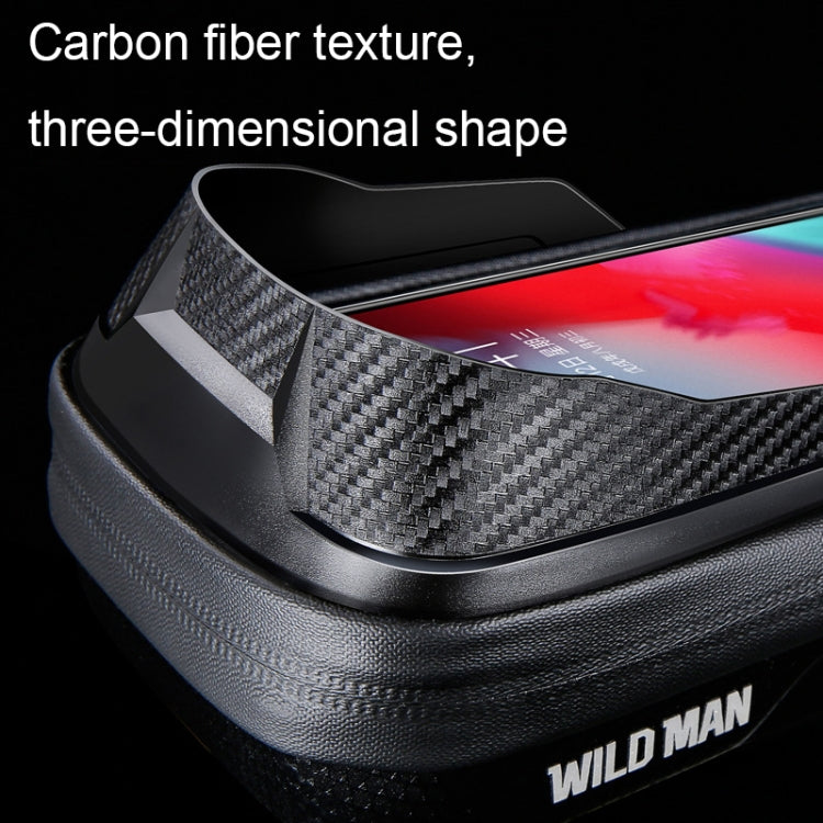 WILD MAN E16 EVA Hard Shell Touch Screen Borsa da manubrio Attrezzatura da ciclismo, E16