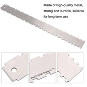 GNR3 Righello per manico per basso di misurazione in acciaio inossidabile, stile:, Double Teeth, Double Teeth+String High Ruler, Double Teeth+Leveling Ruler, Double Teeth+Leveling Ruler+String High Ruler