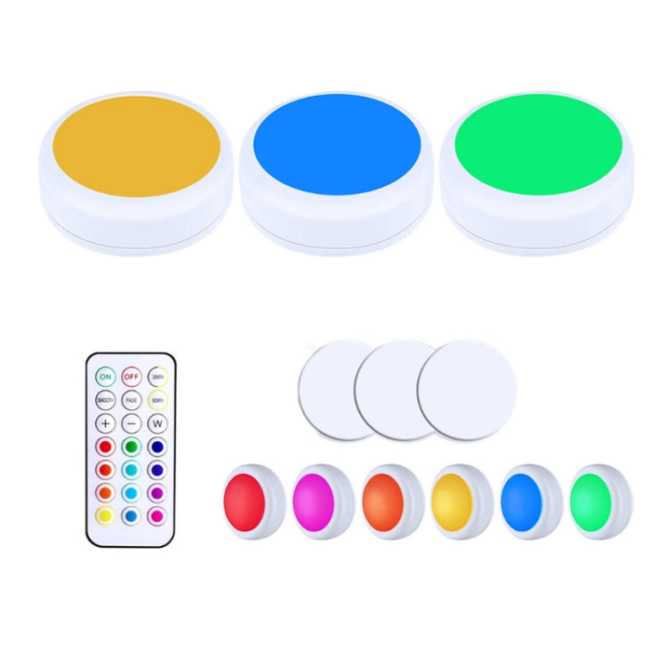 Luce notturna RGB a 13 colori dimmerabile a infrarossi, 3 Lights 1 Remote Control, 6 Lights 2 Remote Control