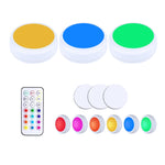 Luce notturna RGB a 13 colori dimmerabile a infrarossi, 3 Lights 1 Remote Control, 6 Lights 2 Remote Control