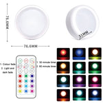 Luce notturna RGB a 13 colori dimmerabile a infrarossi, 3 Lights 1 Remote Control, 6 Lights 2 Remote Control