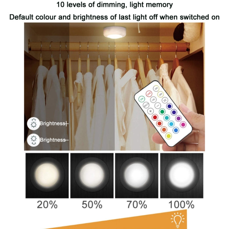 Luce notturna RGB a 13 colori dimmerabile a infrarossi, 3 Lights 1 Remote Control, 6 Lights 2 Remote Control