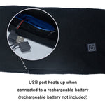 Autunno/Inverno Sport all'aria aperta Calore Sciarpa riscaldata USB