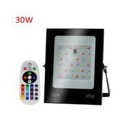 Faro LED RGB colorato 30W-200W con telecomando IP66