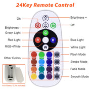 Faro LED RGB colorato 30W-200W con telecomando IP66