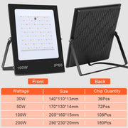 Faro LED RGB colorato 30W-200W con telecomando IP66