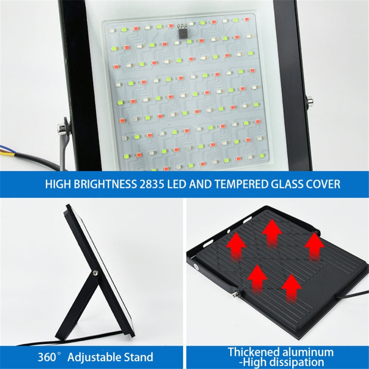 Faro LED RGB 30W-200W con telecomando IP66