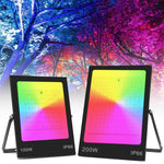 Faro LED RGB 30W-200W con telecomando IP66