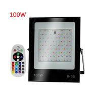 Faro LED RGB colorato 30W-200W con telecomando IP66