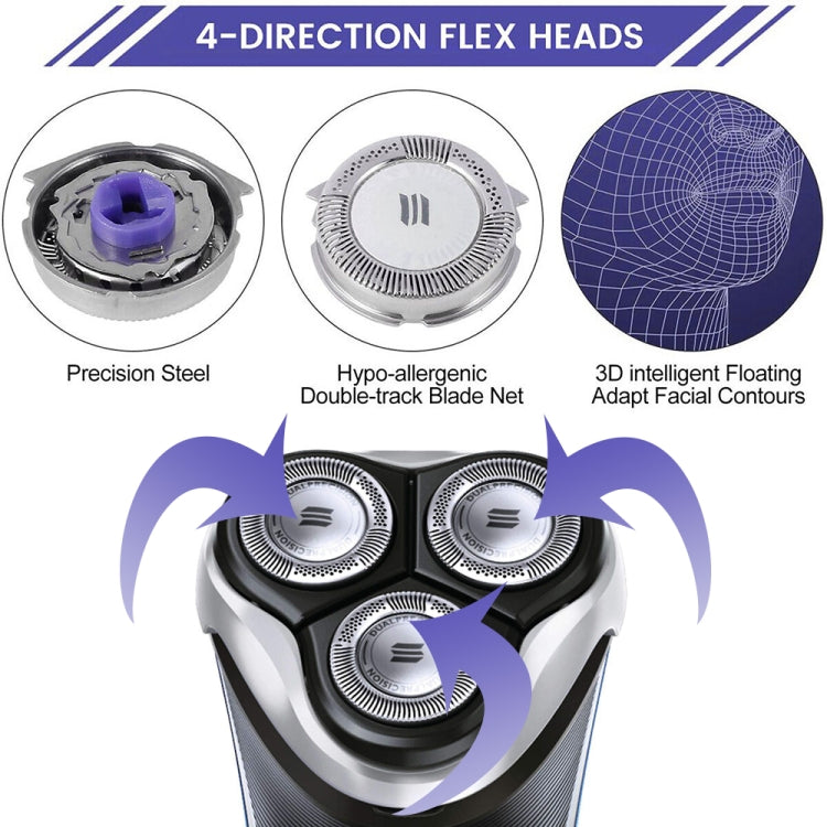 Per Philips HQ8/HQ7180/HQ7140/HQ6090/HQ6075/PT860/870 Dual Rasoi Testa, Dual Shavers Head