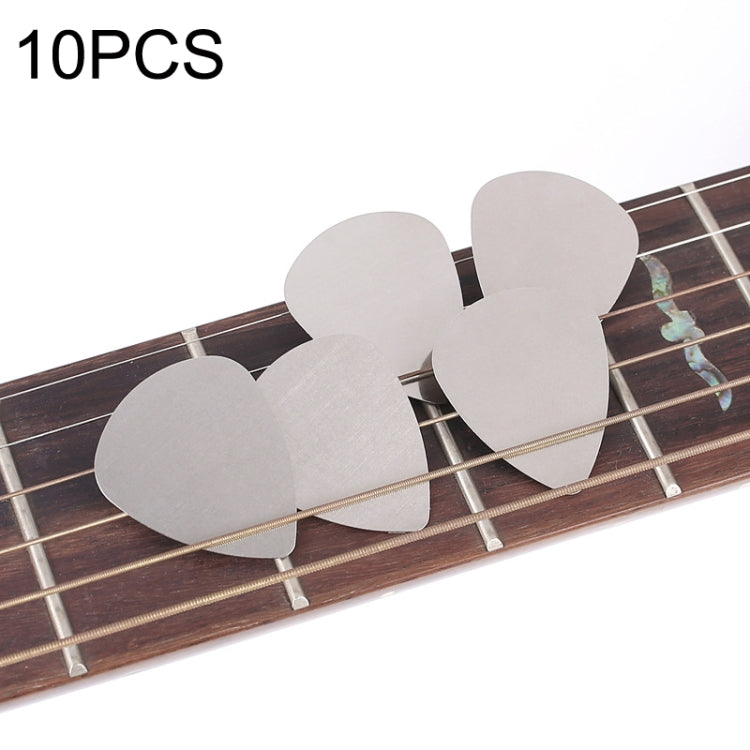 Plettri per chitarra in acciaio inossidabile 10 pezzi