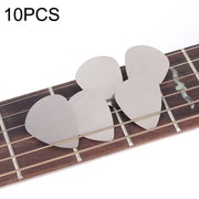 Pagaie per chitarra Bayse in acciaio inossidabile con dita per pollice in metallo da 10 pezzi, Steel Bayse Guitar Paddles