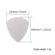Pagaie per chitarra Bayse in acciaio inossidabile con dita per pollice in metallo da 10 pezzi, Steel Bayse Guitar Paddles