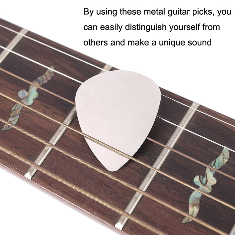 Plettri per chitarra in acciaio inossidabile 10 pezzi