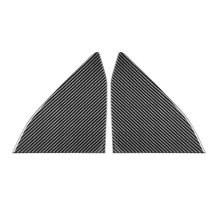 Adesivo decorativo triangolare per finestrino posteriore per Chevrolet Corvette C8, 2 pezzi/set