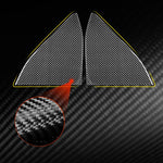 Adesivo decorativo triangolare per finestrino posteriore per Chevrolet Corvette C8, 2 pezzi/set